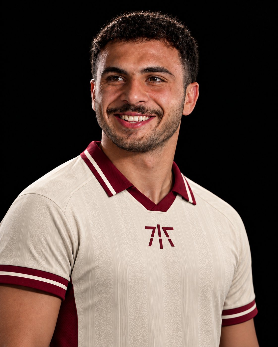 Mohannad Abu Taha - Winger / Left-Back, cream kit