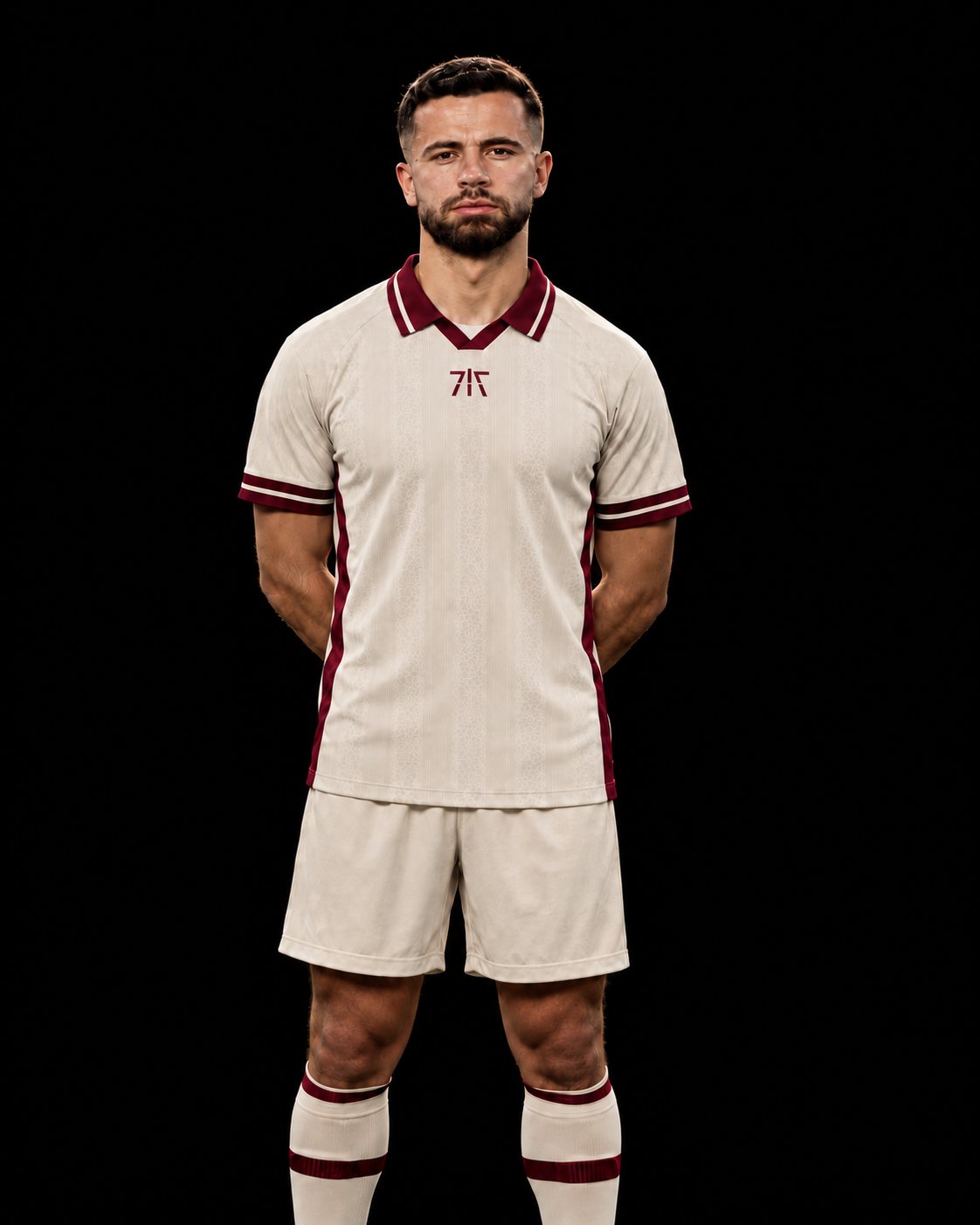 Suhaib Al-Qadi - Defender, cream kit